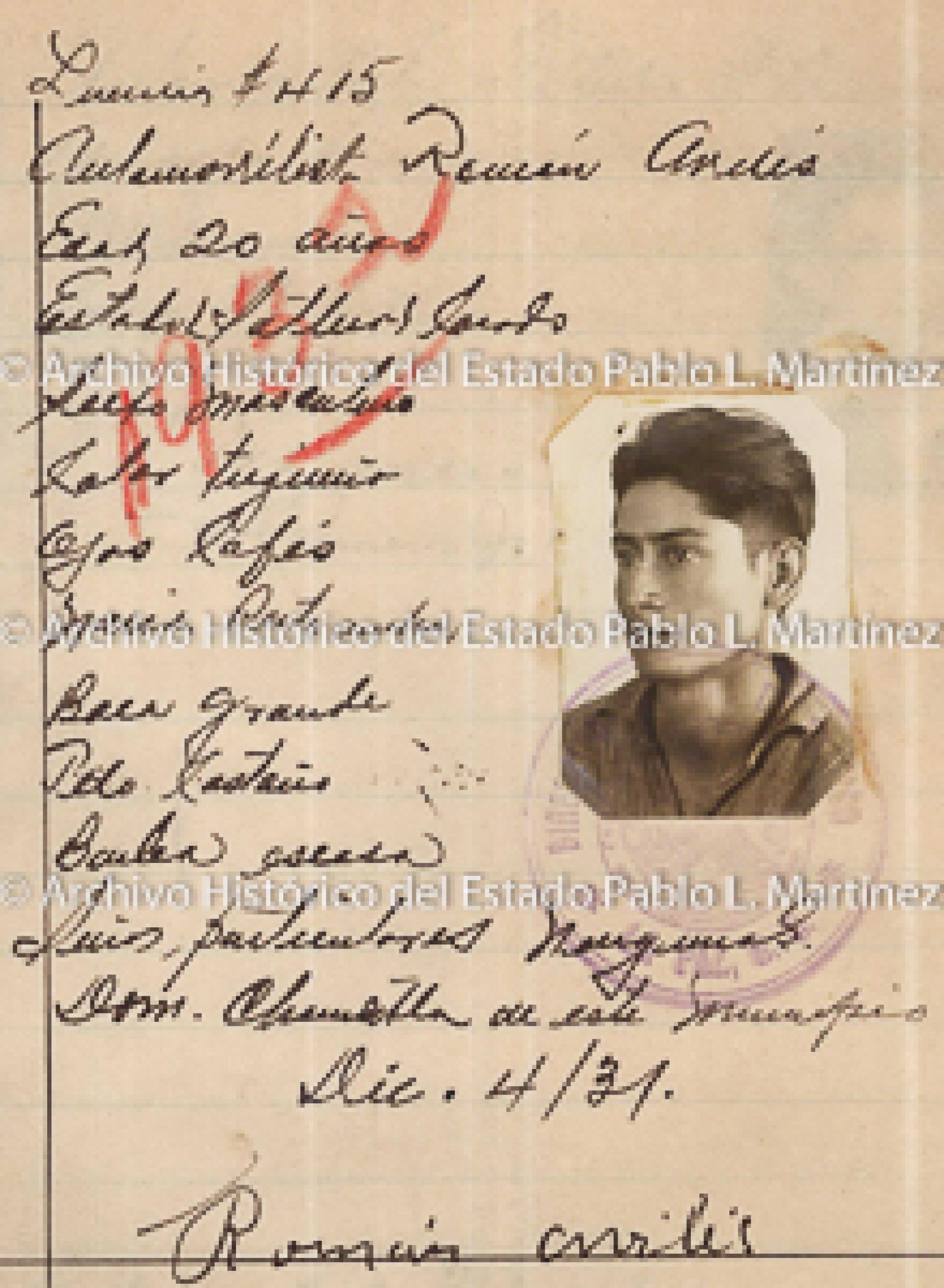 "Román Avilés", retrato.