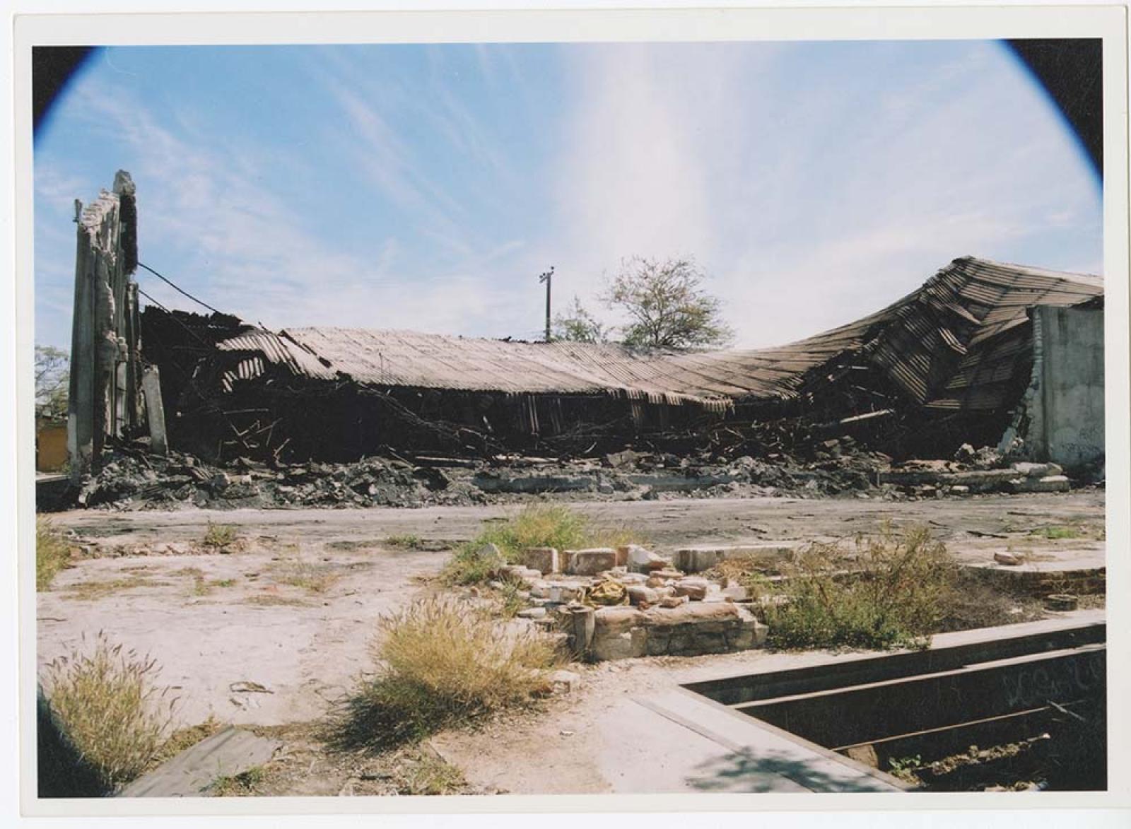 Ruinas del molino harinero.