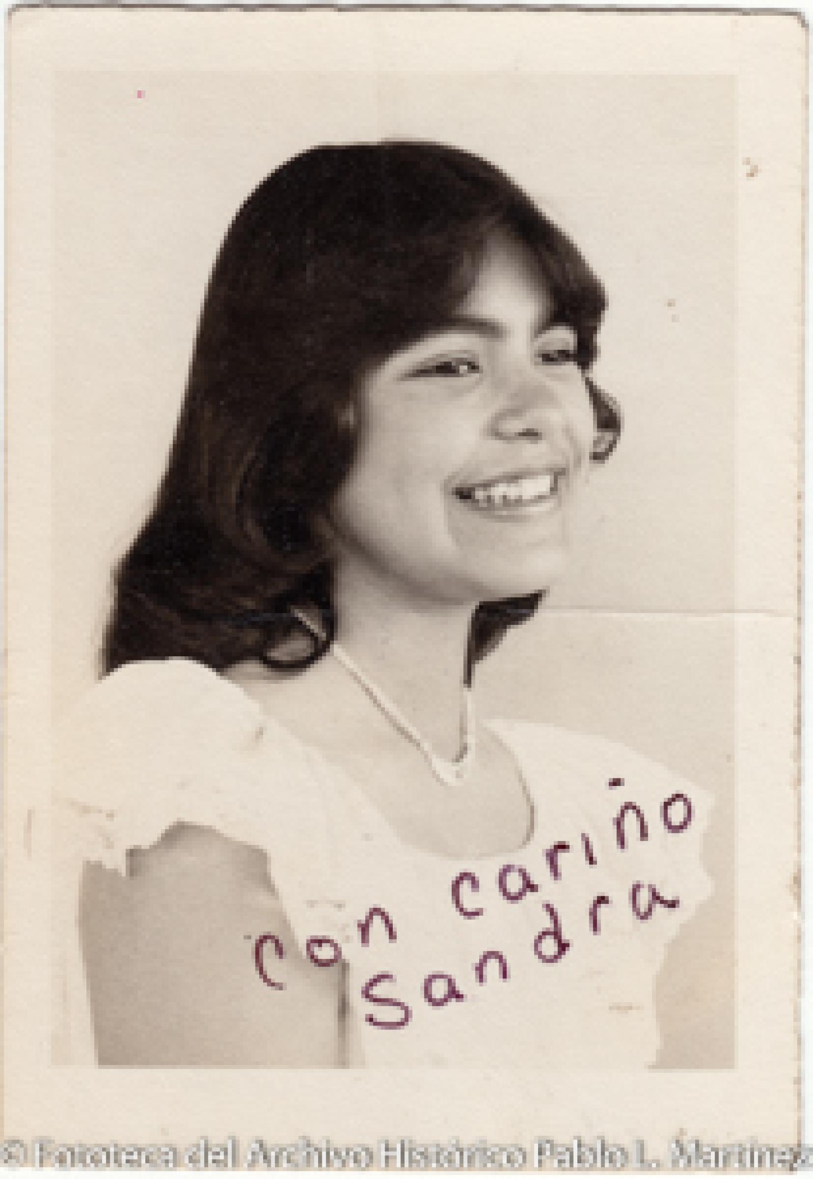 Sandra Luz Garibaldy Castro, retrato.
