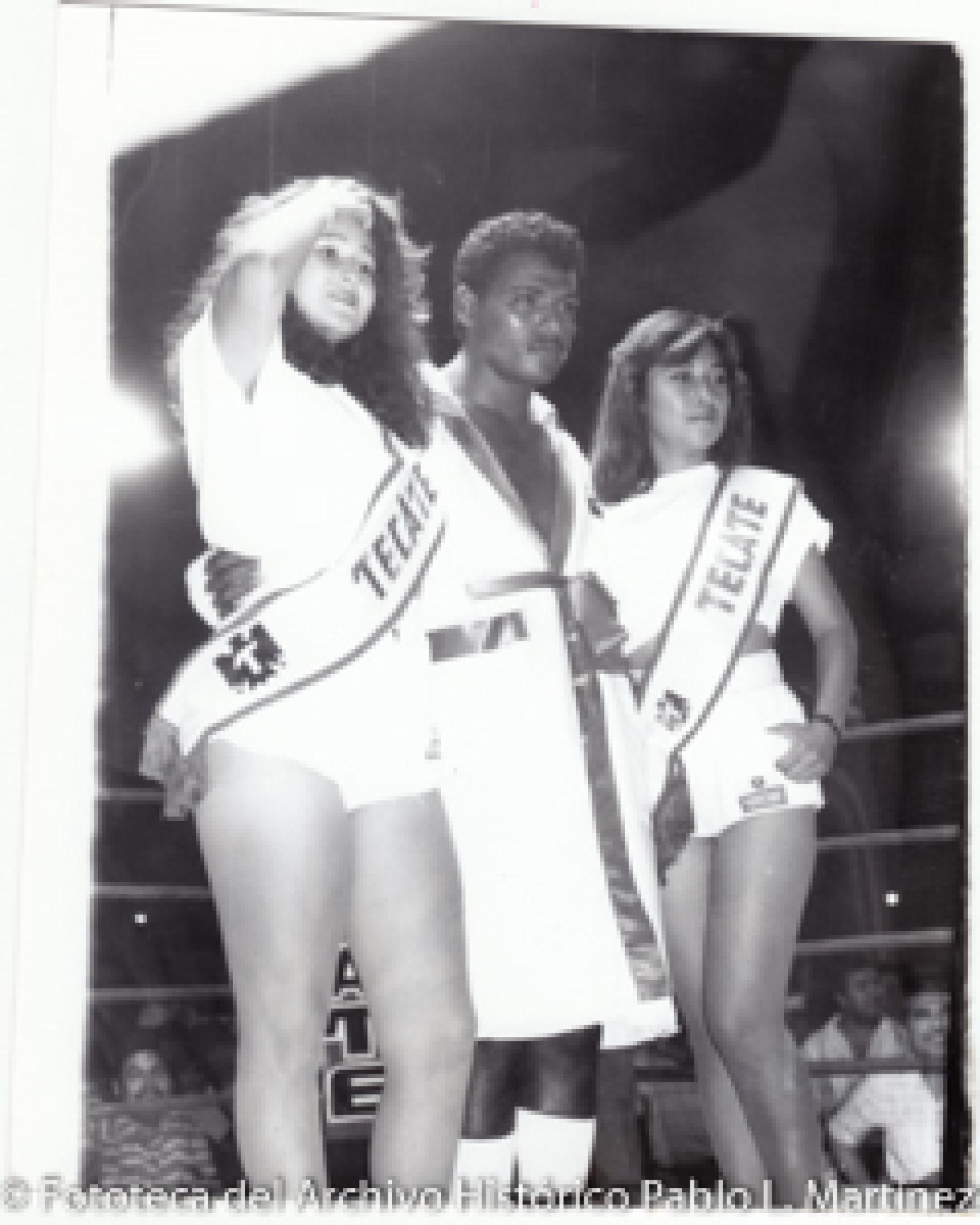 Saúl Montana “La Cobra”, en evento de box.