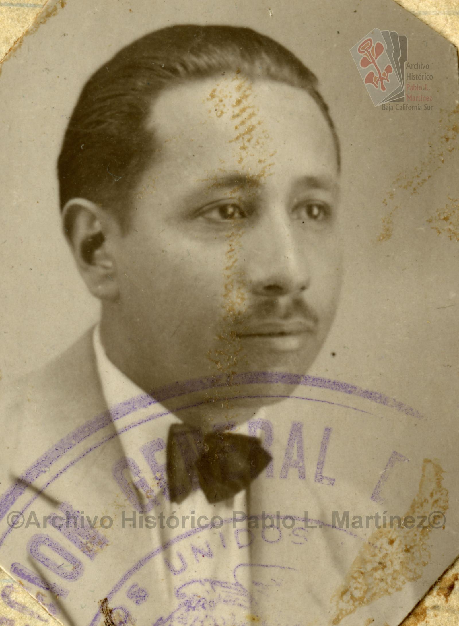 "Sebastián Díaz Encinas", retrato.
