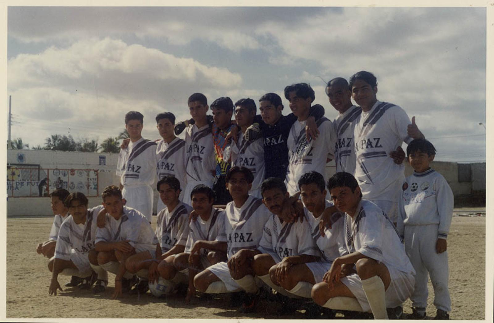 Selección varonil de fútbol de La Paz.