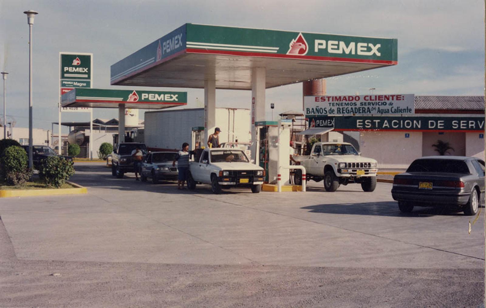 Servicio de gasolinera.