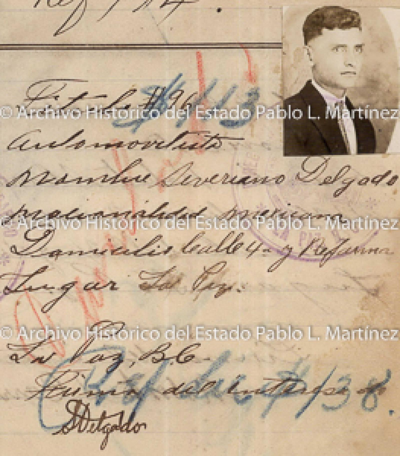 "Severiano Delgado", retrato.