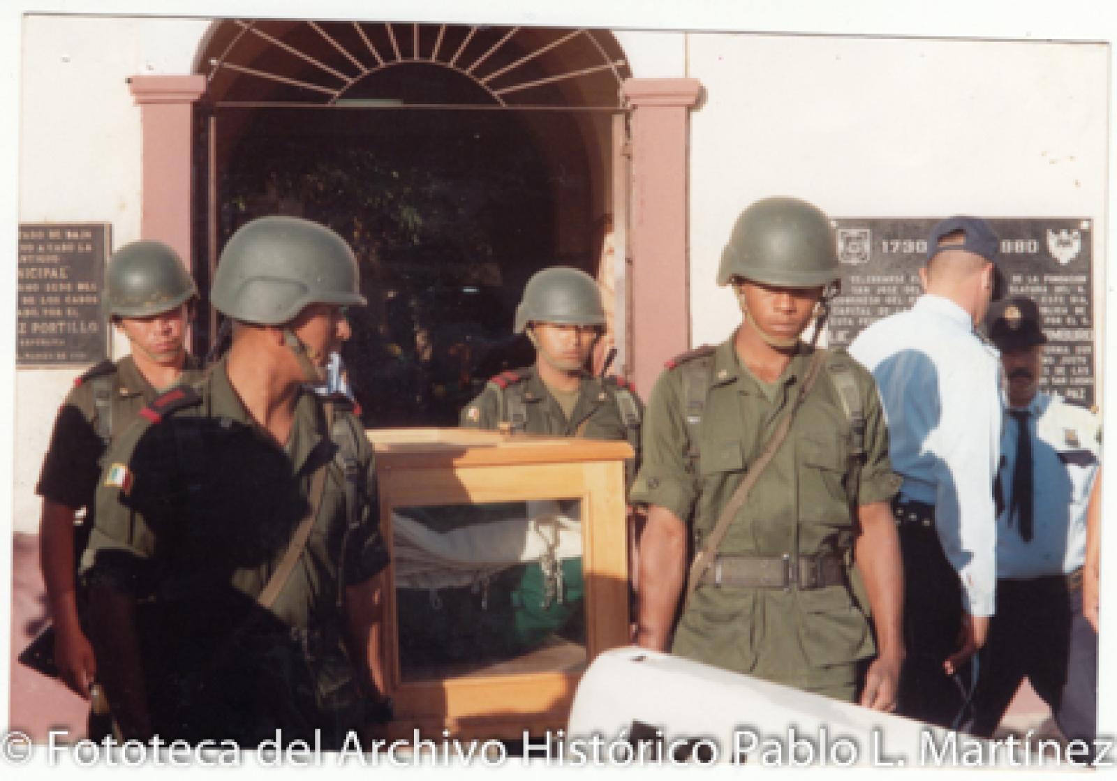 “Soldados del 68 Batallón”.
