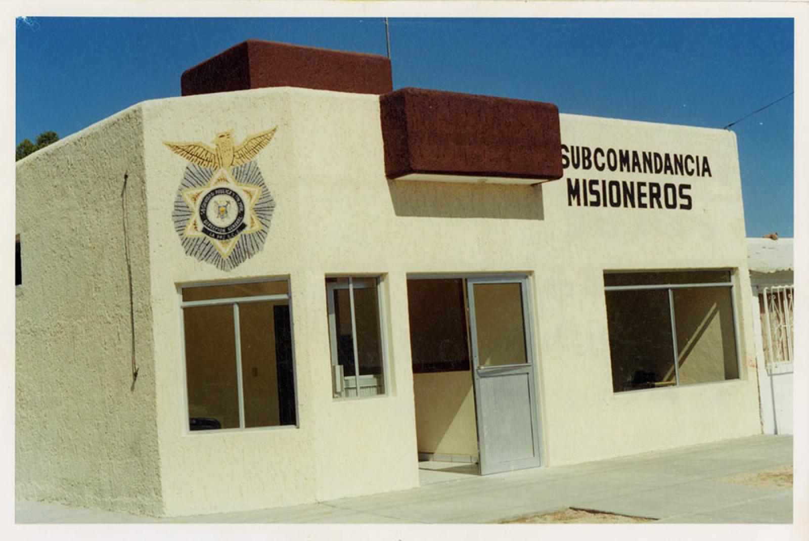 “Subcomandancia de policía Misioneros”.