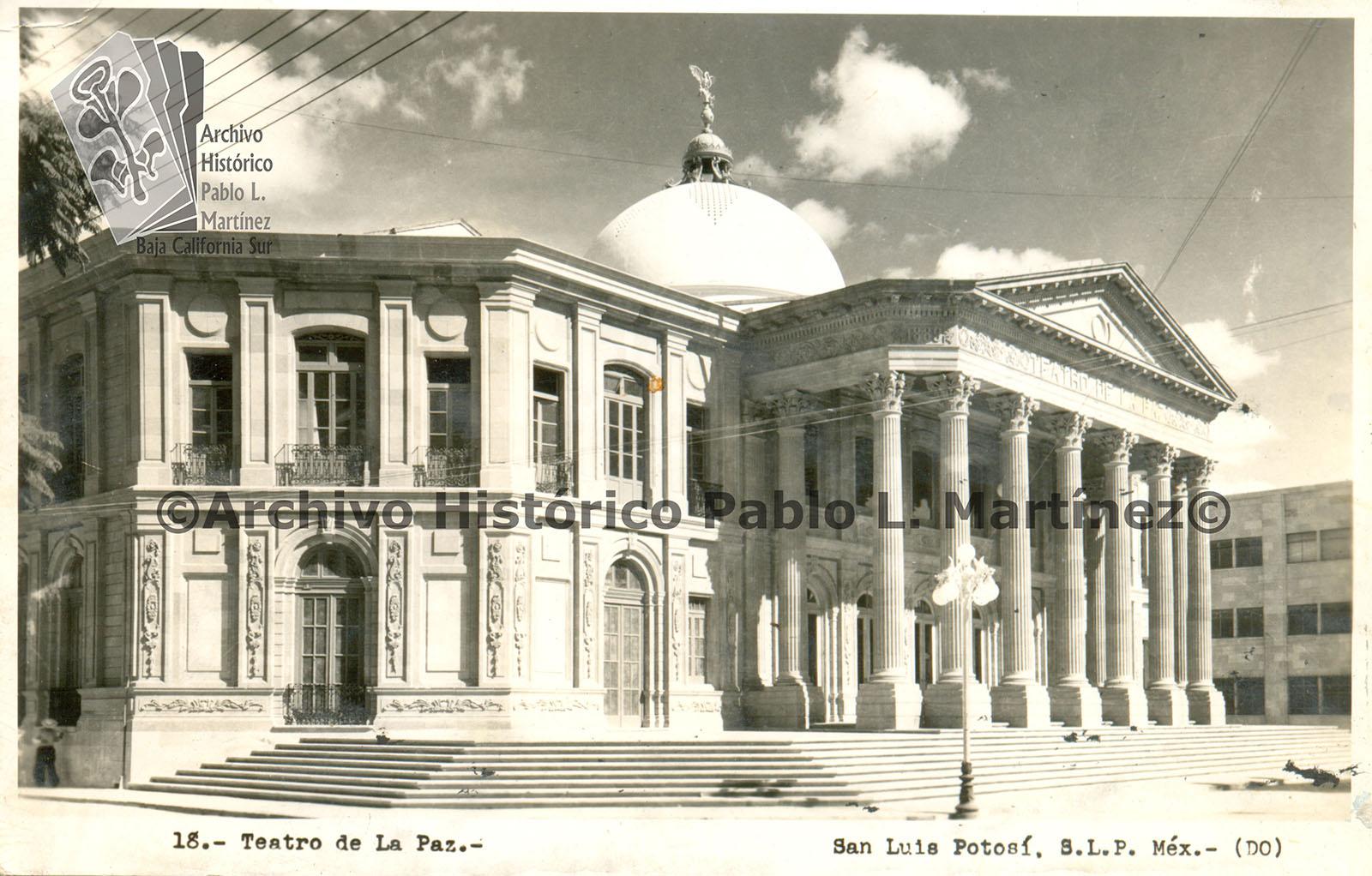 Teatro de La Paz, en San Luis Potosí, México.