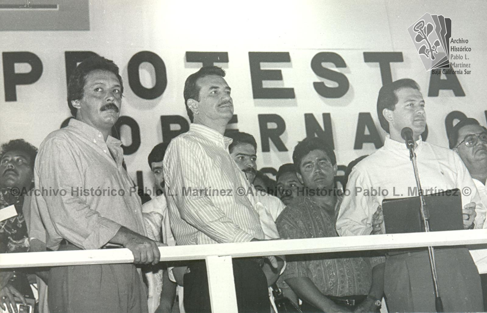 Toma de protesta de Guillermo Mercado Romero como candidato a gobernador de Baja California Sur.