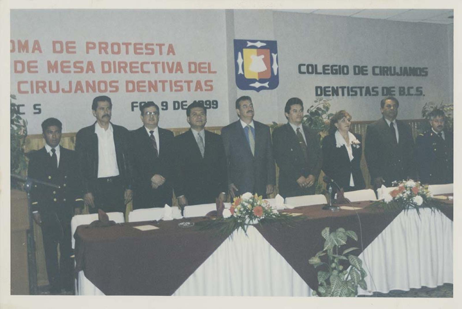 Toma de protesta de Mesa Directiva del Colegio de Cirujanos Dentistas.
