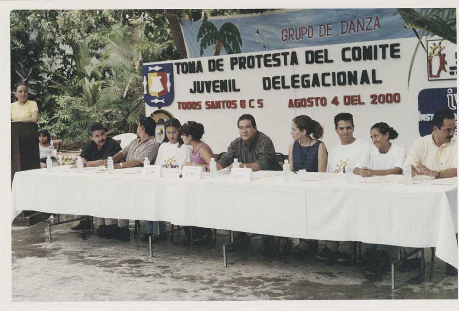 Toma de protesta del Comité Juvenil Delegacional.