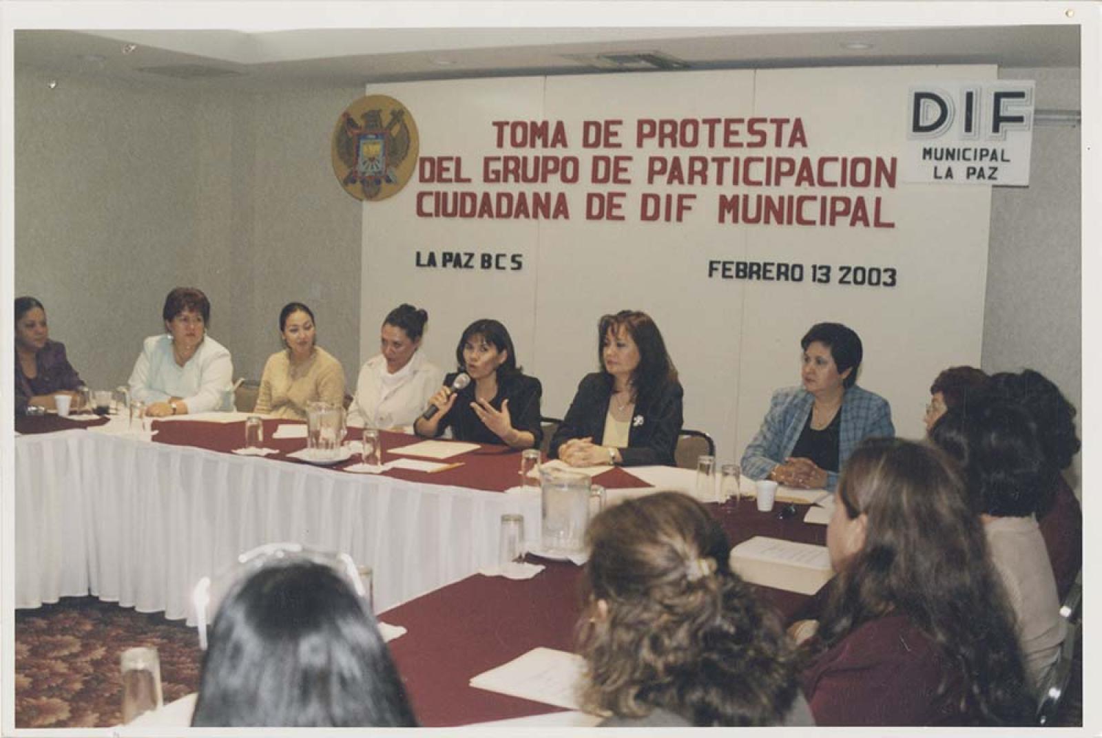 Toma de protesta del grupo de Participación Ciudadana de DIF Municipal.