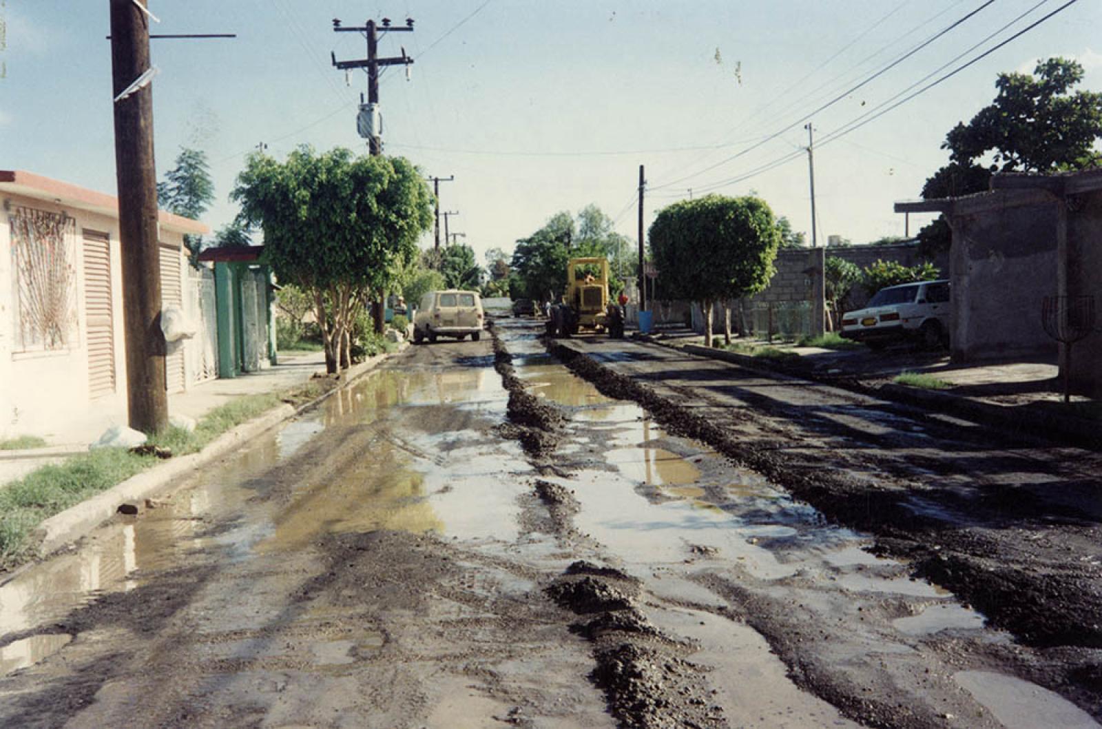 “Trabajos de rehabilitación de la pavimentación del Infonavit Guaycura I y II”.