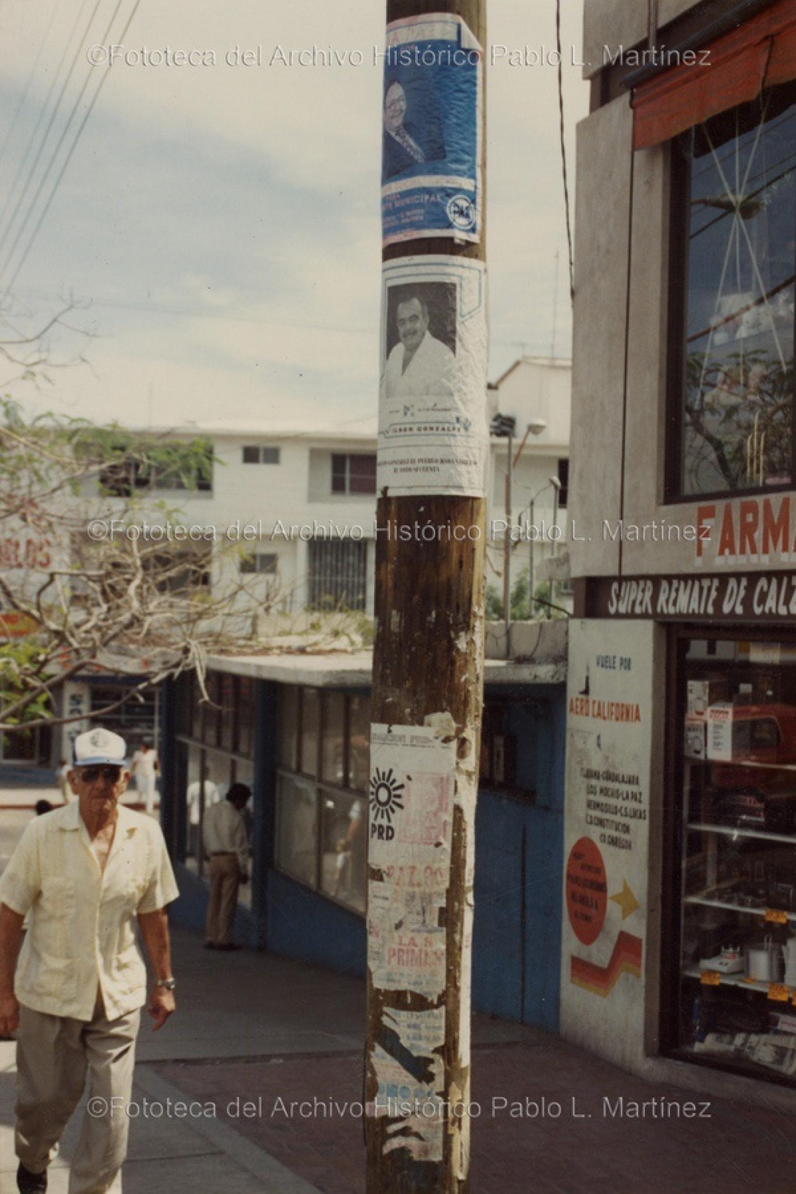Tramo de la calle Revolución, casi esquina con 16 de Septiembre, ciudad de La Paz.