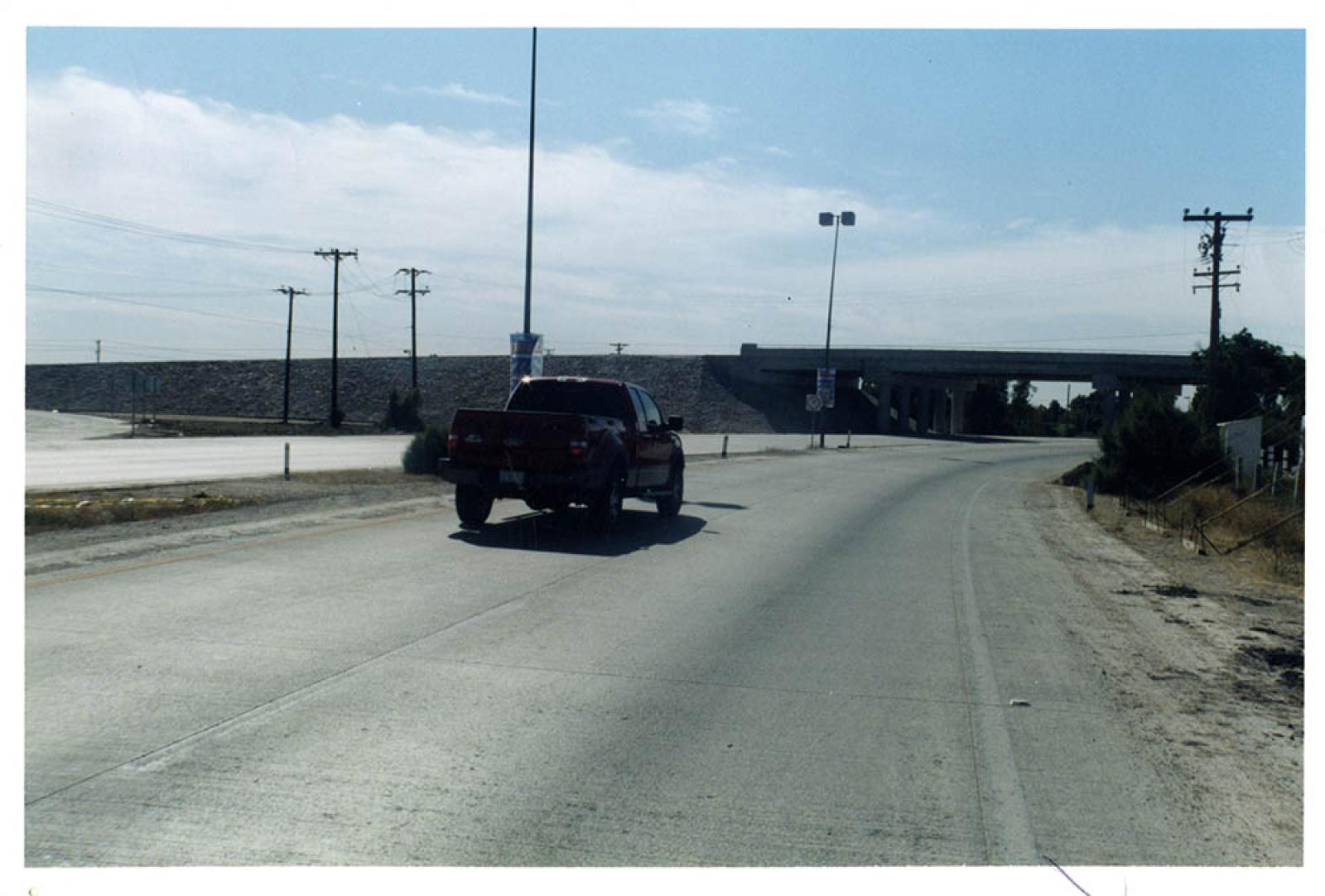 Tramo de la carretera Transpeninsular, a la altura de puente vehicular.