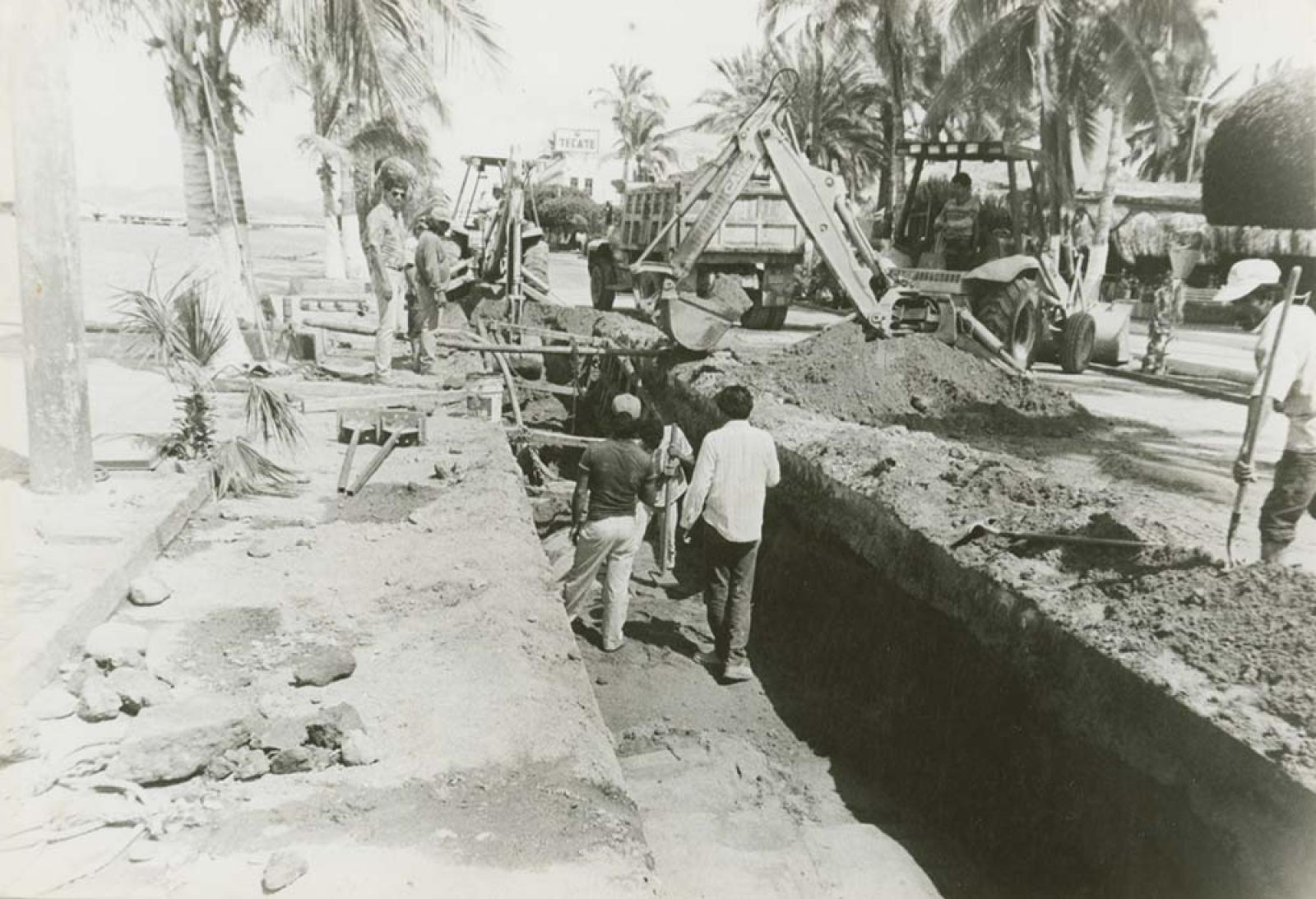 Tramo del Paseo Álvaro Obregón en obra pública.