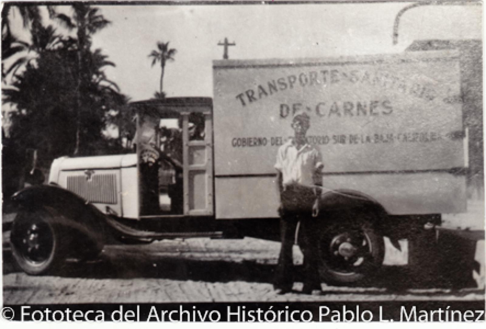 “Transporte sanitario de carnes.”