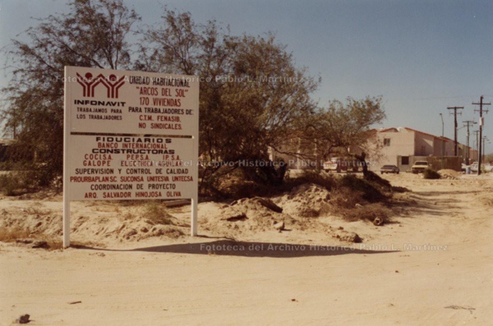 “Unidad habitacional Arcos del Sol”.