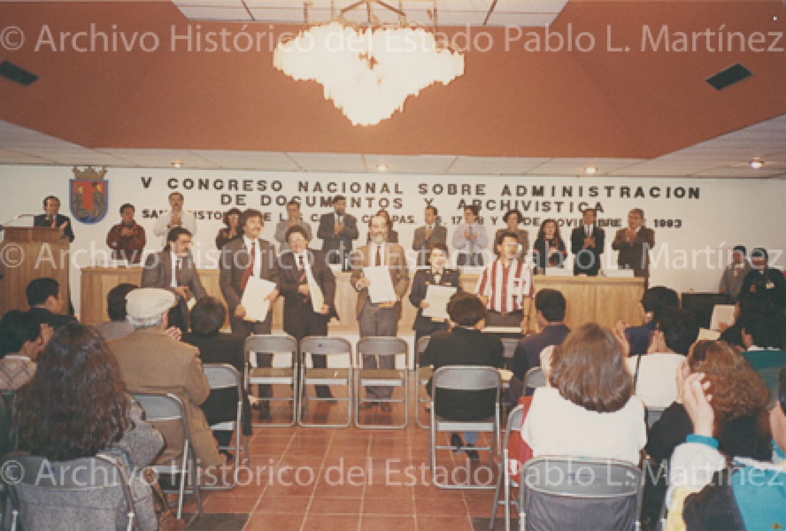 V Congreso Nacional sobre Administración de Documentos y Archivística.