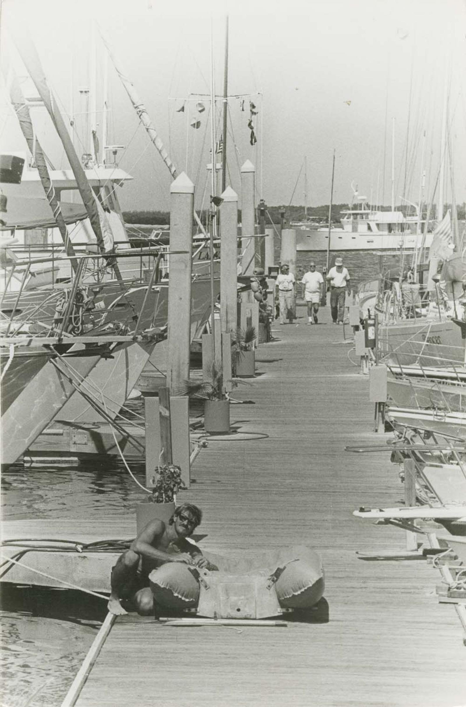 Varadero y muelle.