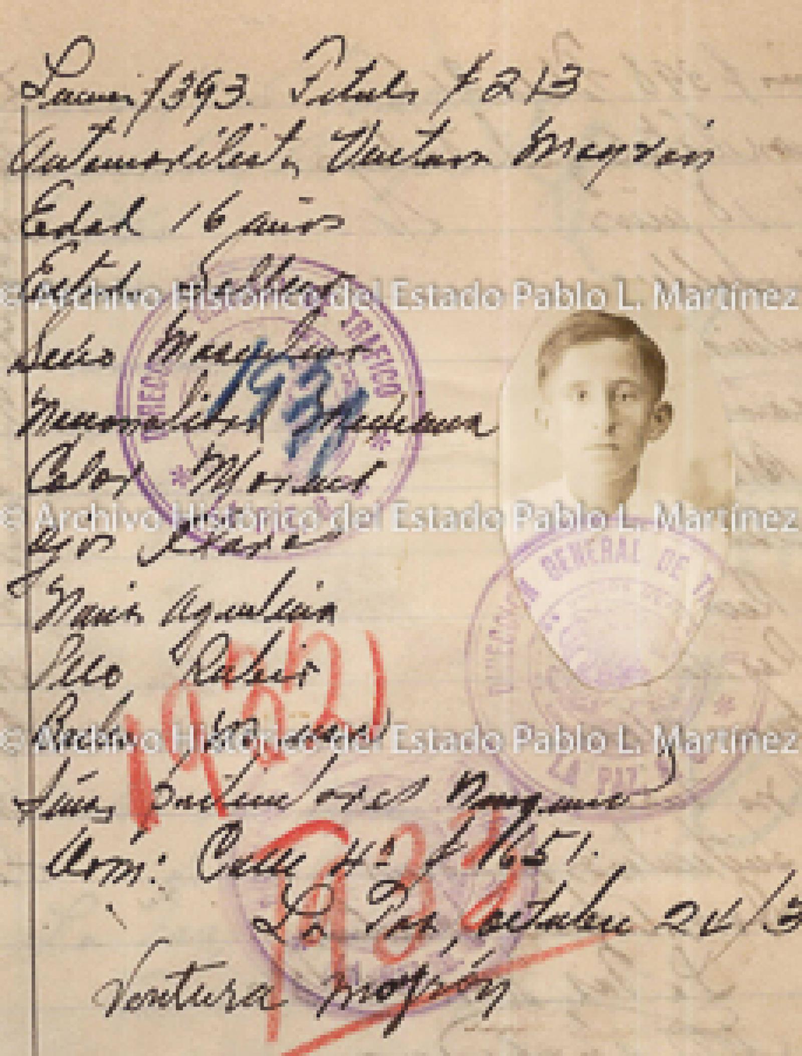 "Ventura Moyrón", retrato.
