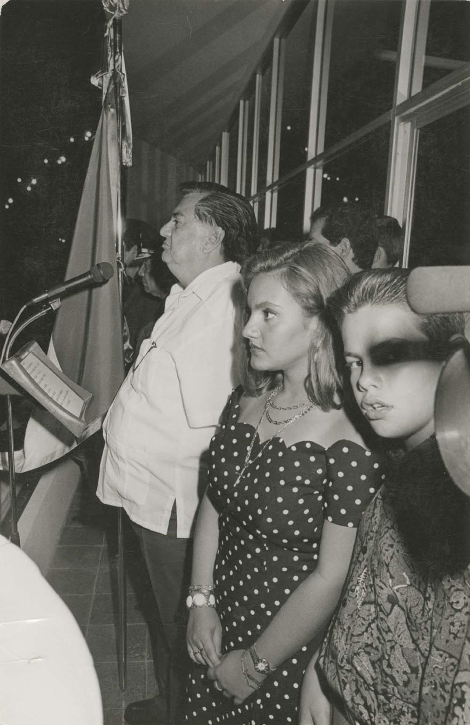 Víctor Manuel Liceaga en acto público.