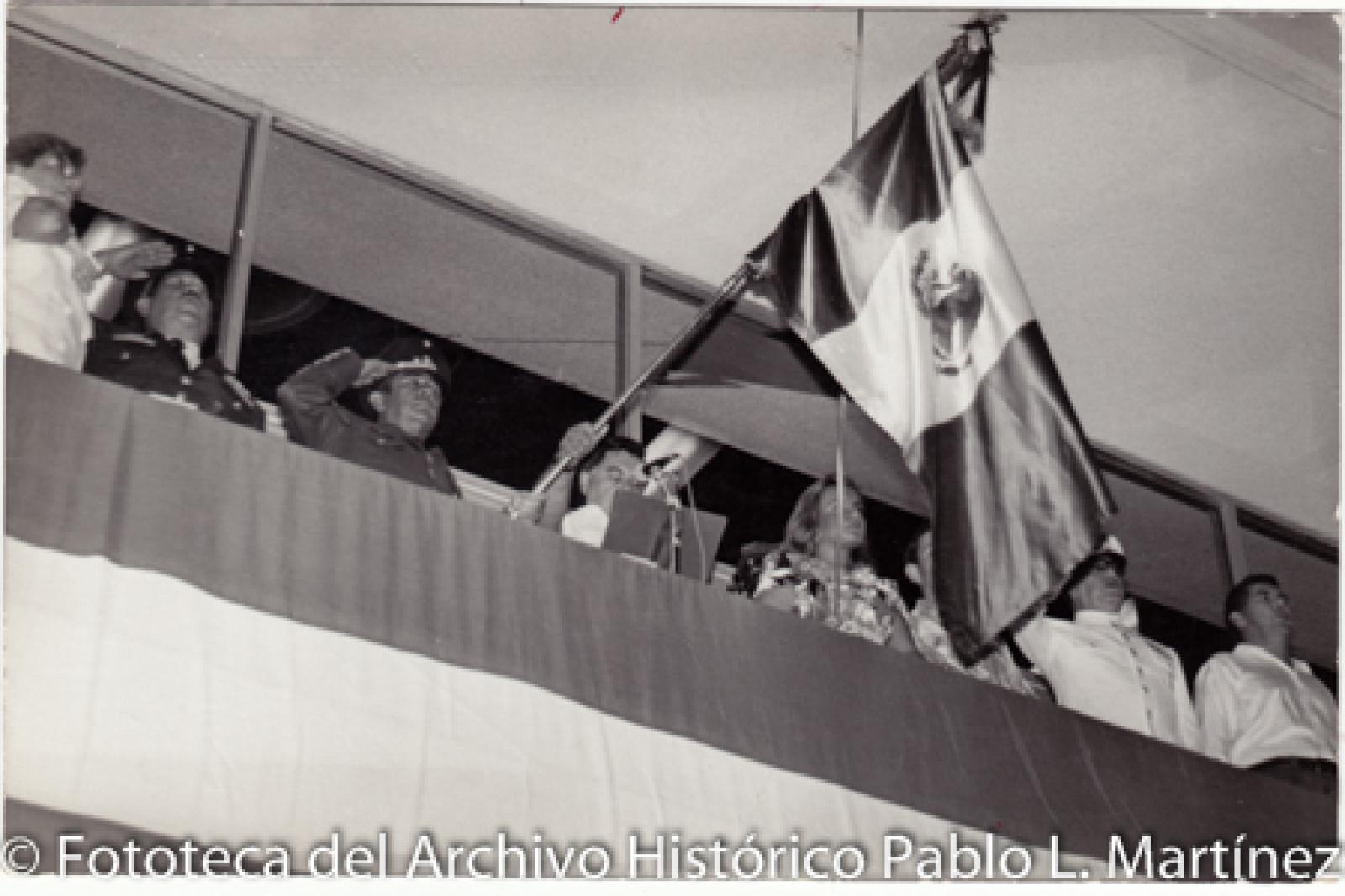 Víctor Manuel Liceaga, en acto público.