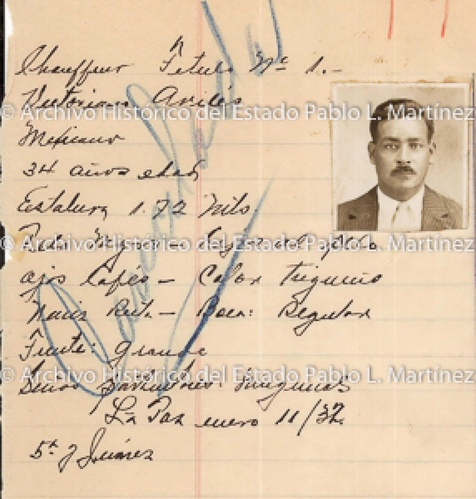 "Victoriano Avilés", retrato.