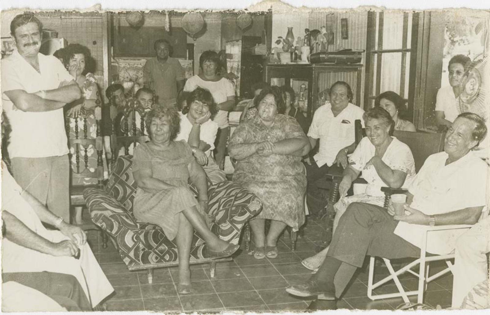 “Visita domiciliaria de Ramón Bastidas a familia”.