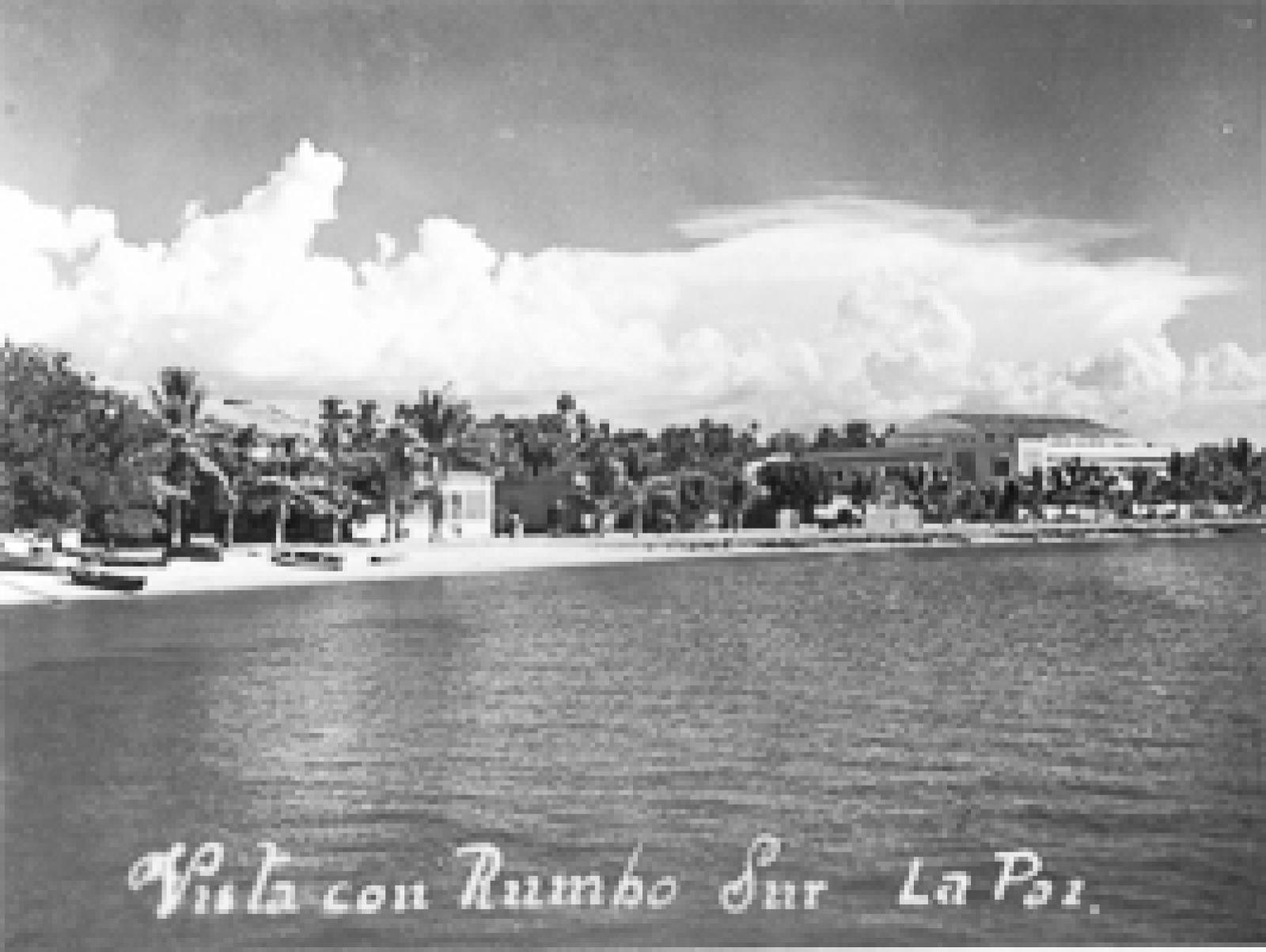 Vista con rumbo sur. La Paz.