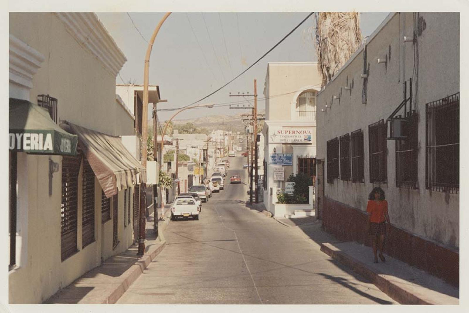 Vista de calle de “La ciudad de San José del Cabo”, Baja California Sur.