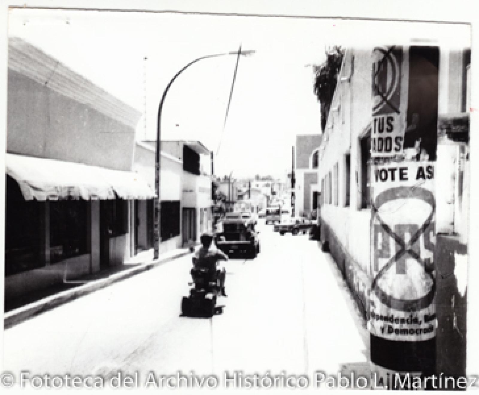 Vista de calle transitada.