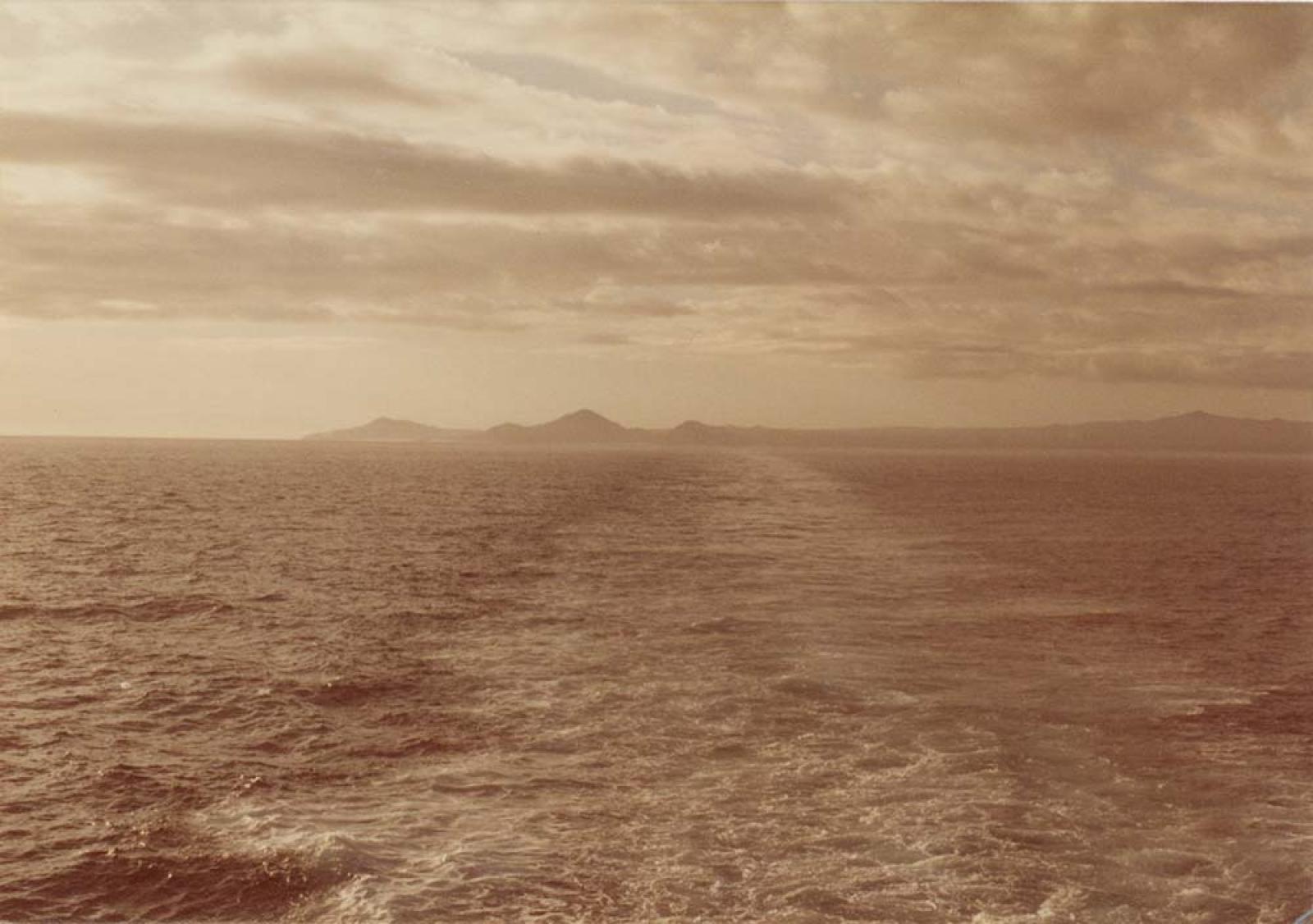 Vista de paisaje marítimo.