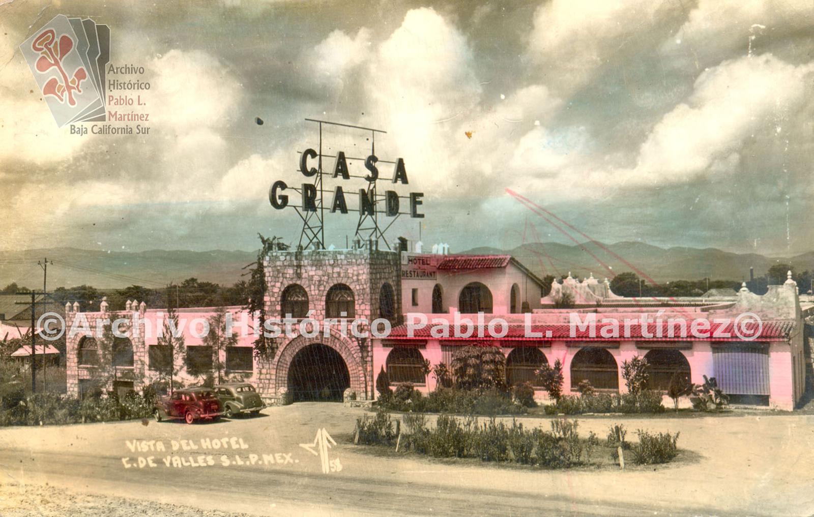 Vista del hotel Casa de Valles en San Luis Potosí, México.