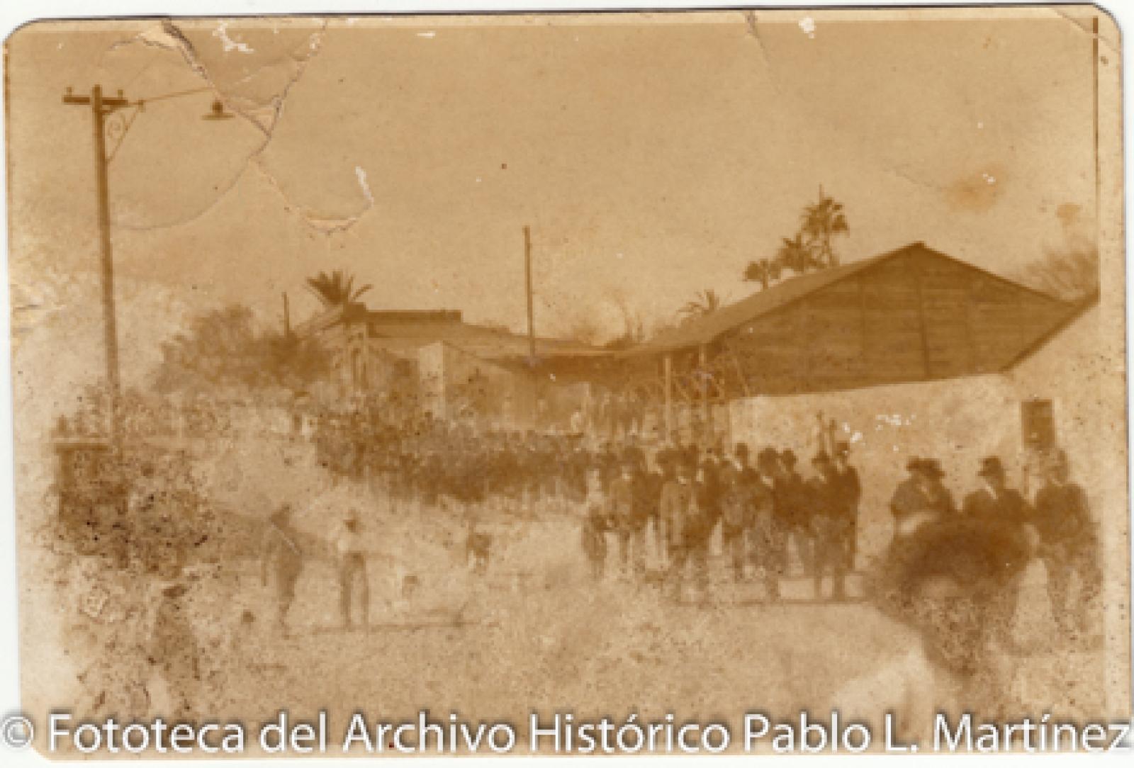 Vista general de calle de La Paz.