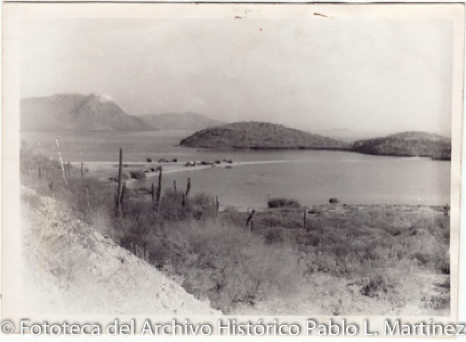 Vista panorámica a la bahía, Santa Rosalía, Baja California Sur.