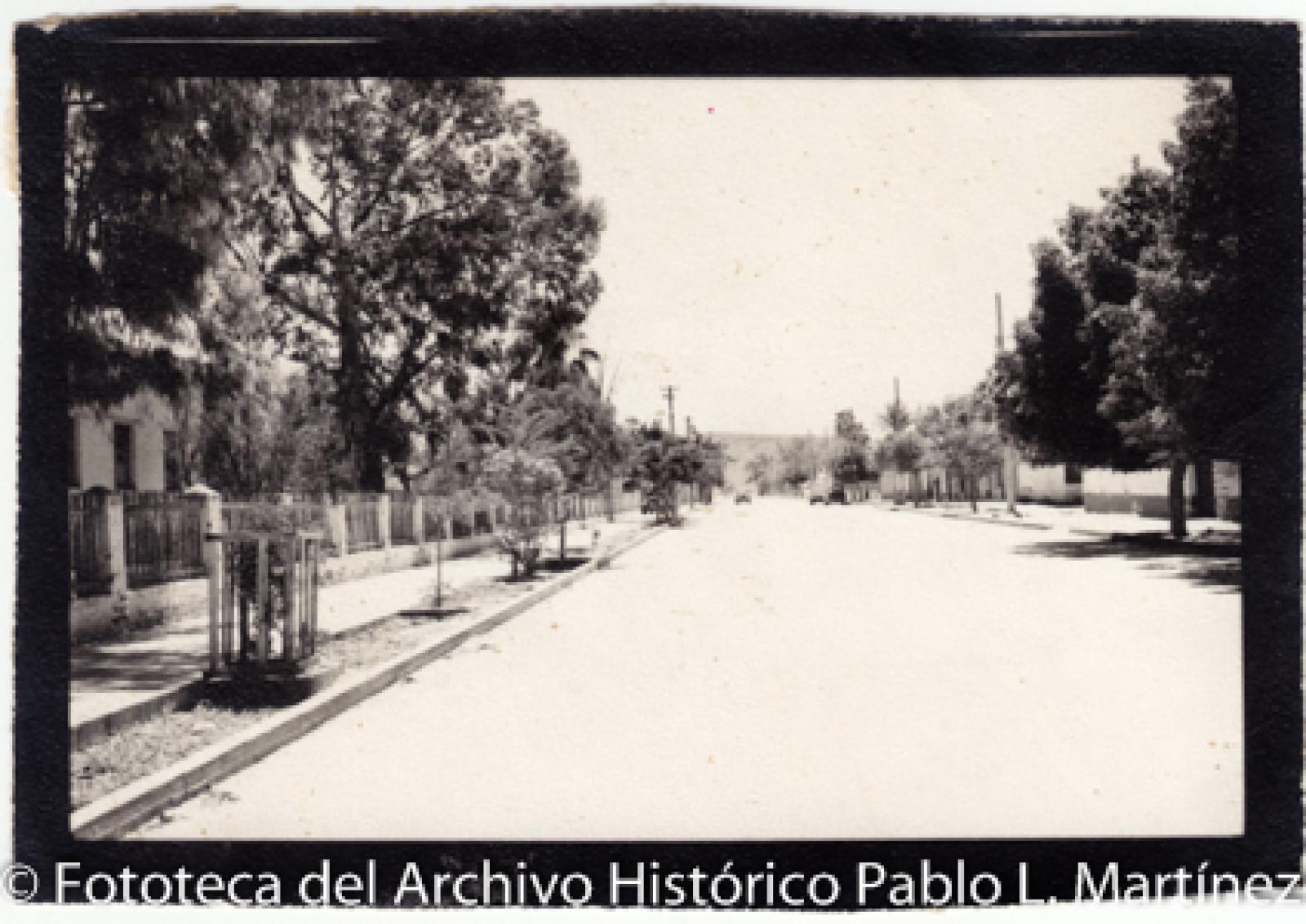 Vista panorámica de calle, La Paz.