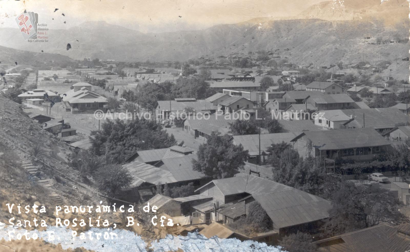 Vista panorámica de Santa Rosalía, Baja California.