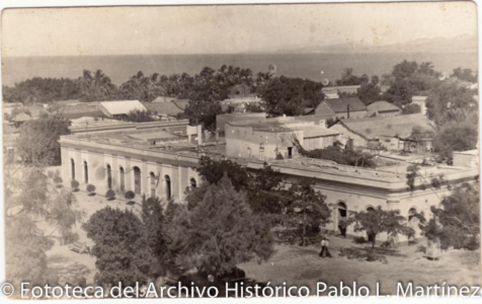 Vista panorámica del paisaje urbano de La Paz, B. C. S.