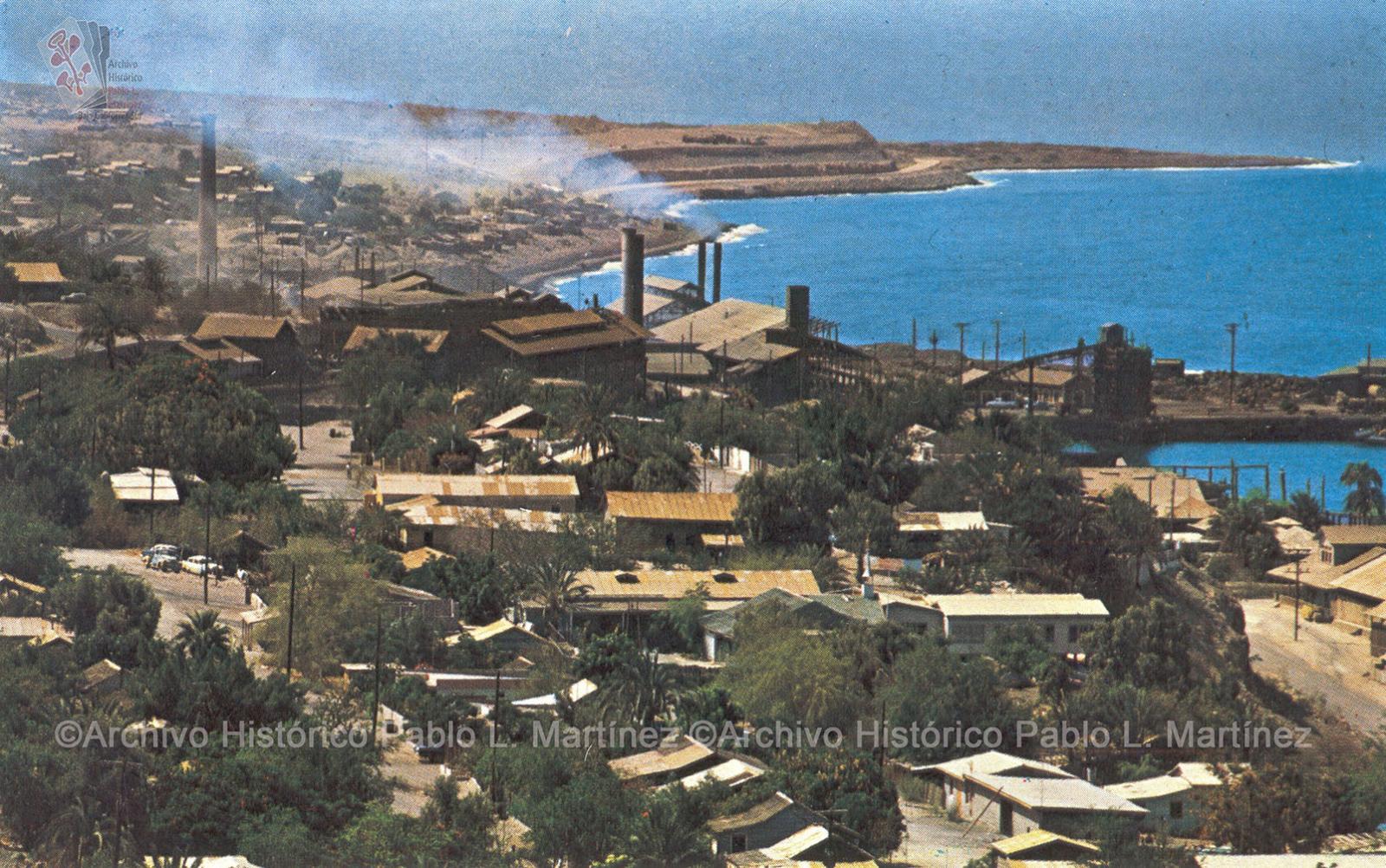 Vista panorámica del pueblo de Santa Rosalía, Baja California.