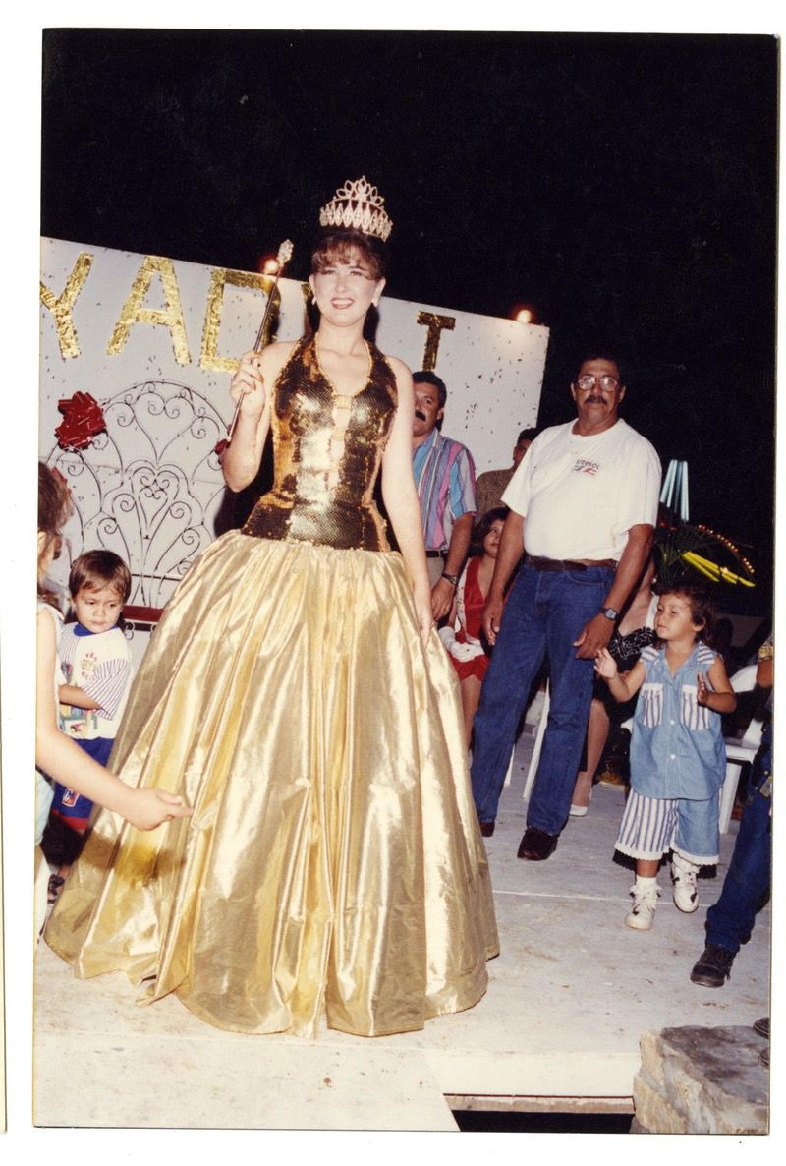 Yadi I, reina de las fiestas tradicionales de las Veredas.