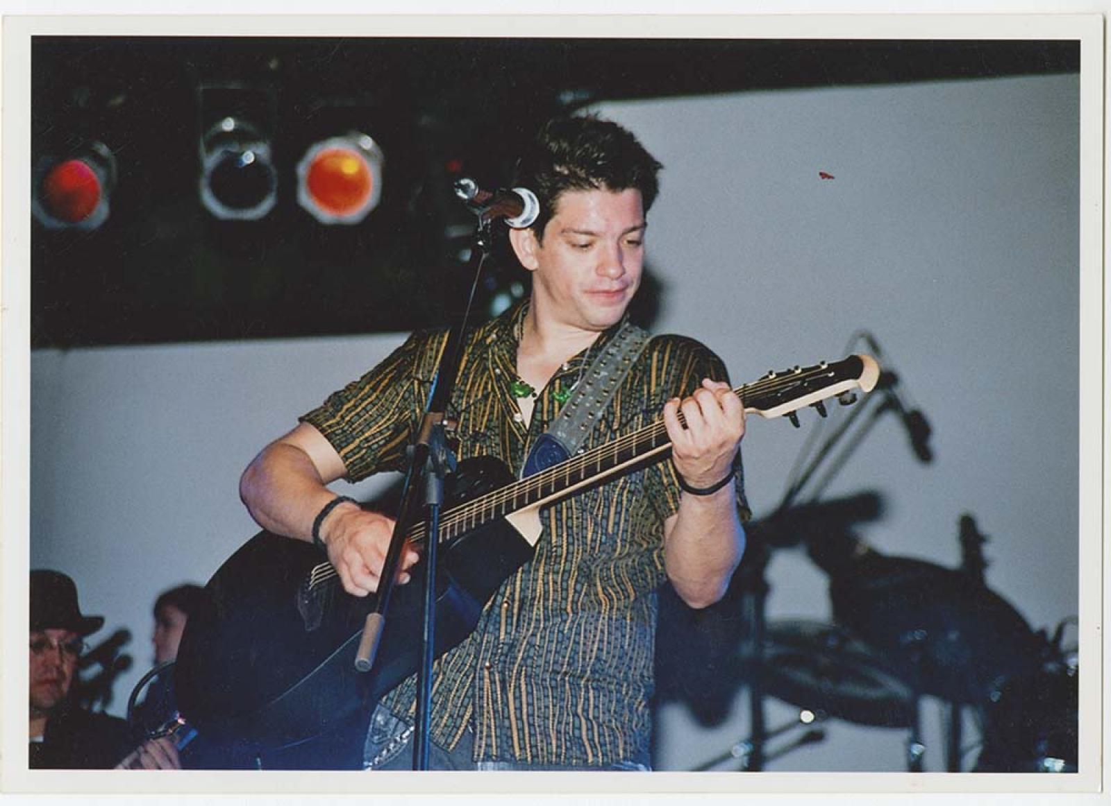 Yahir en concierto.