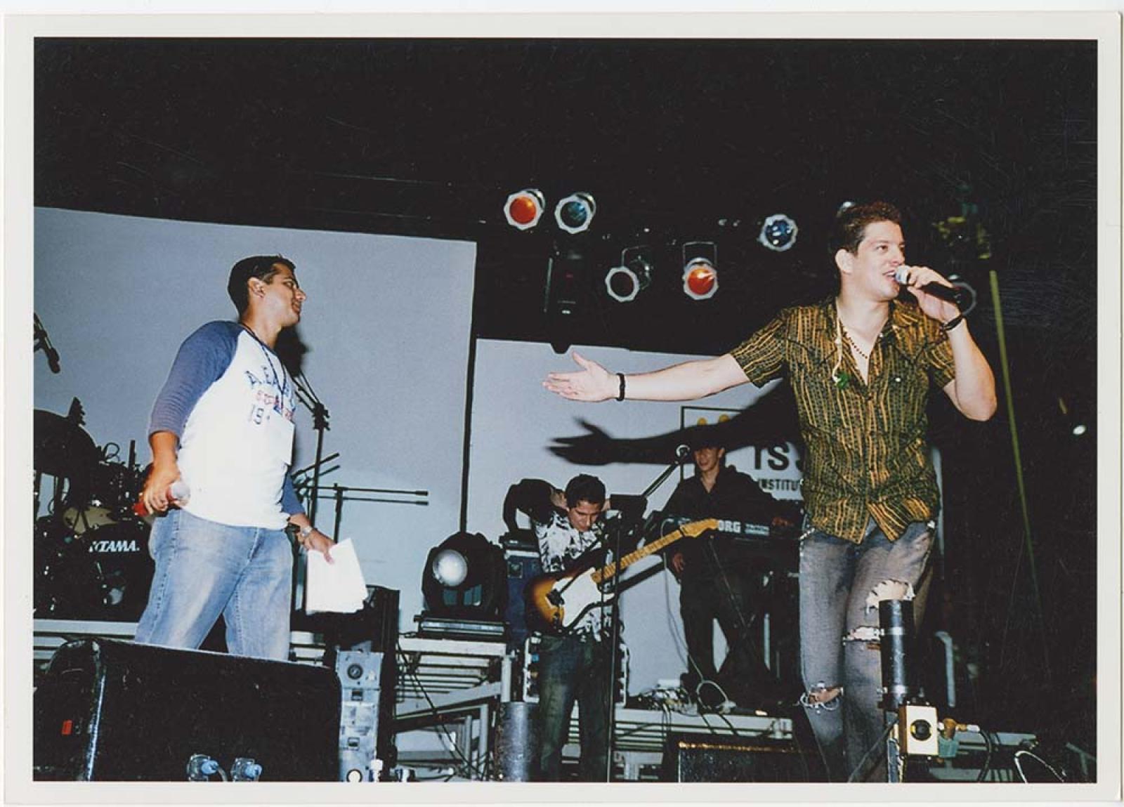 Yahir Othón, en concierto.