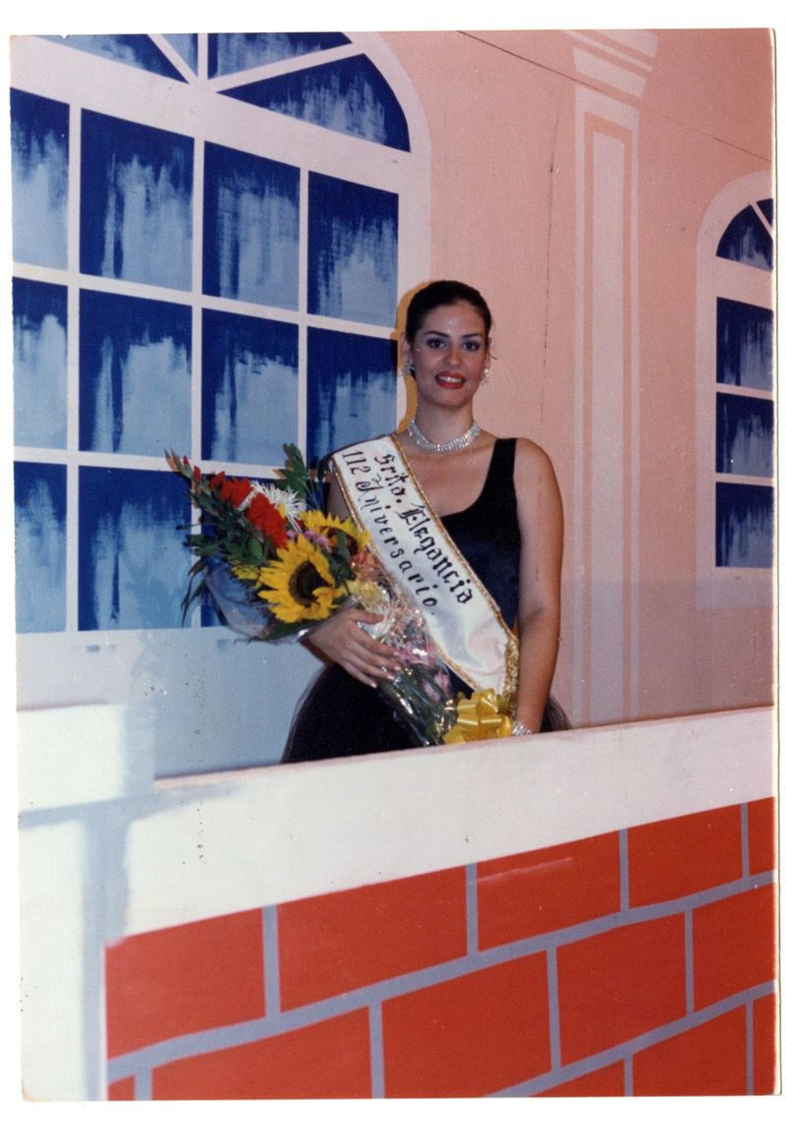 Yeimi, señorita elegancia en los festejos de 112 aniversarios de Santa Rosalía, Baja California Sur.