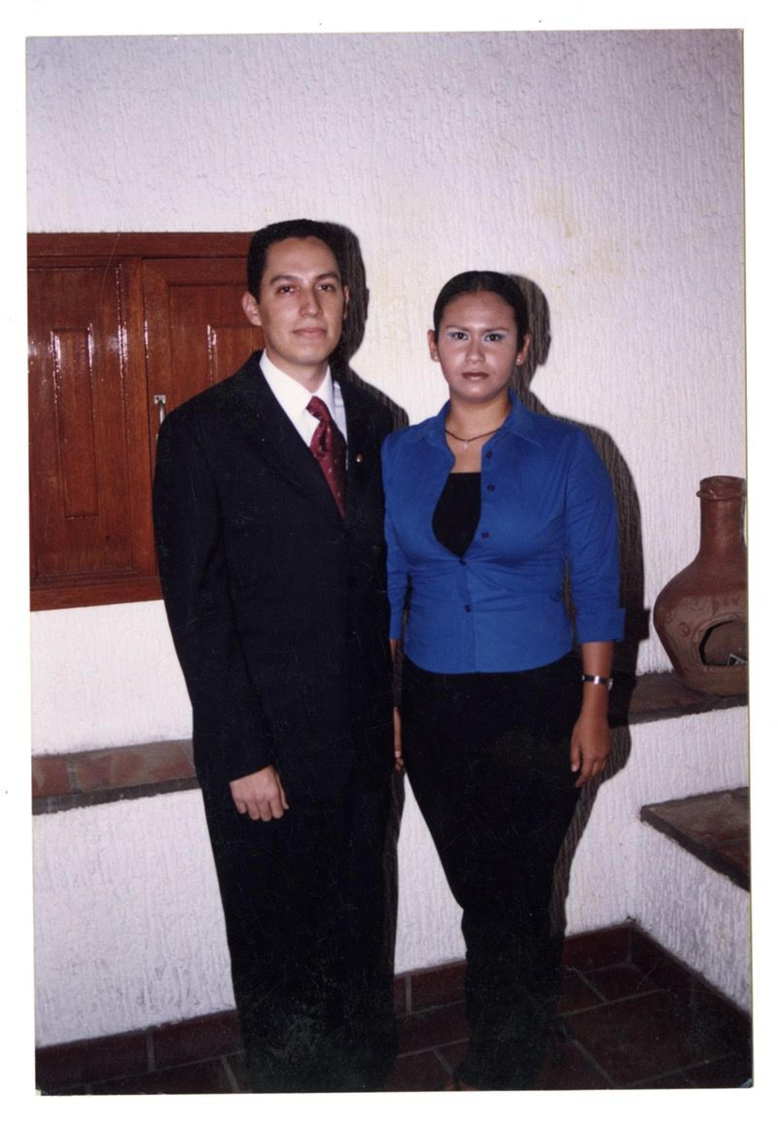Yunuén Cuevas Urcas y Flavio Carballo Cervantes, retrato.