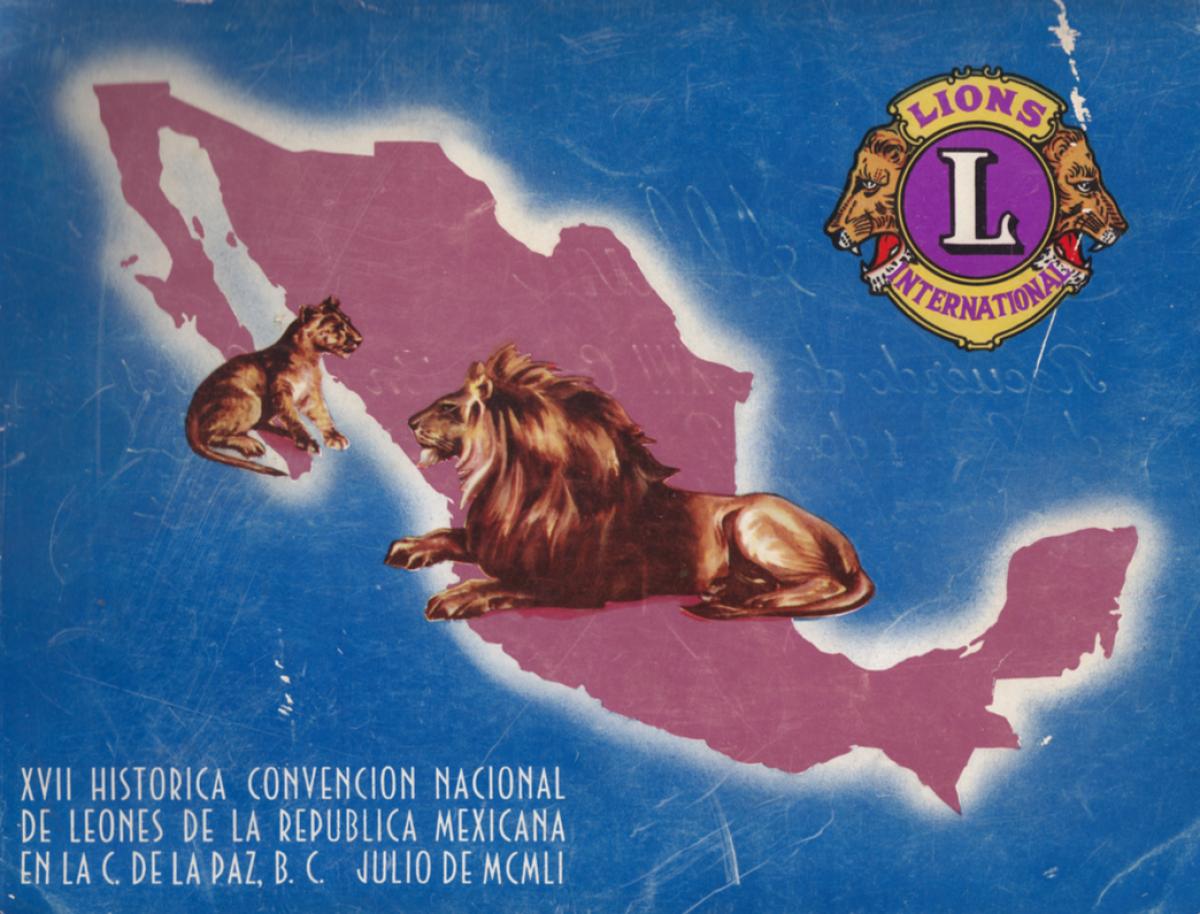 Cuadernillo de Convención Nacional Club de Leones en La Paz 1951