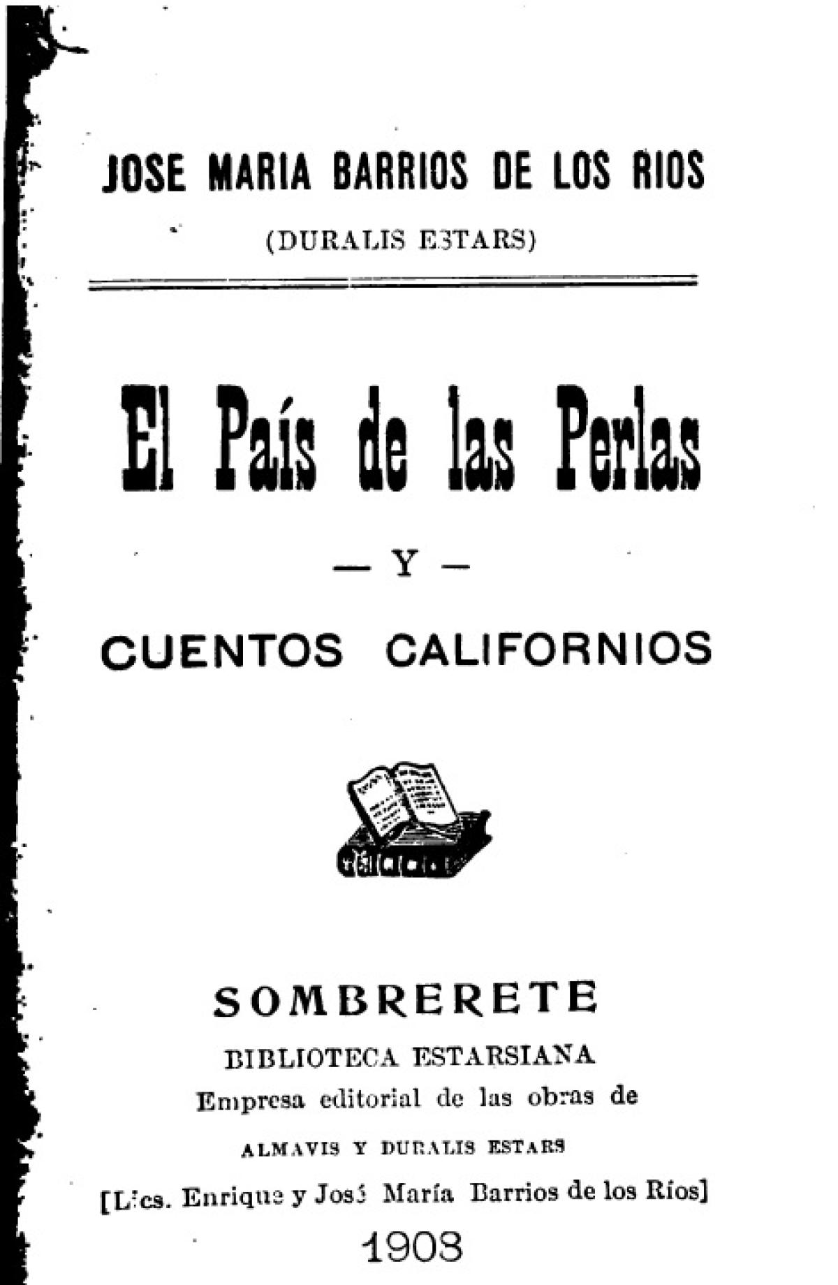 El país de las perlas y cuentos californios