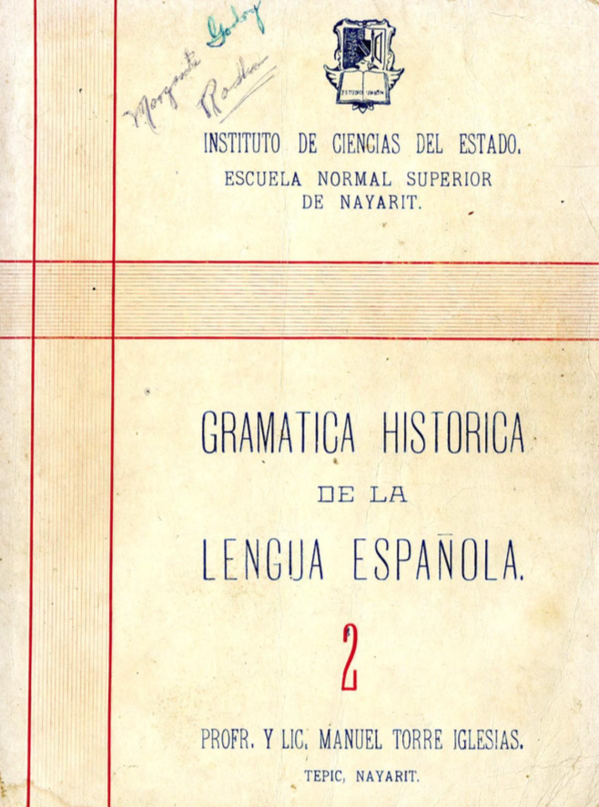 Gramática Histórica de la Lengua Española 2