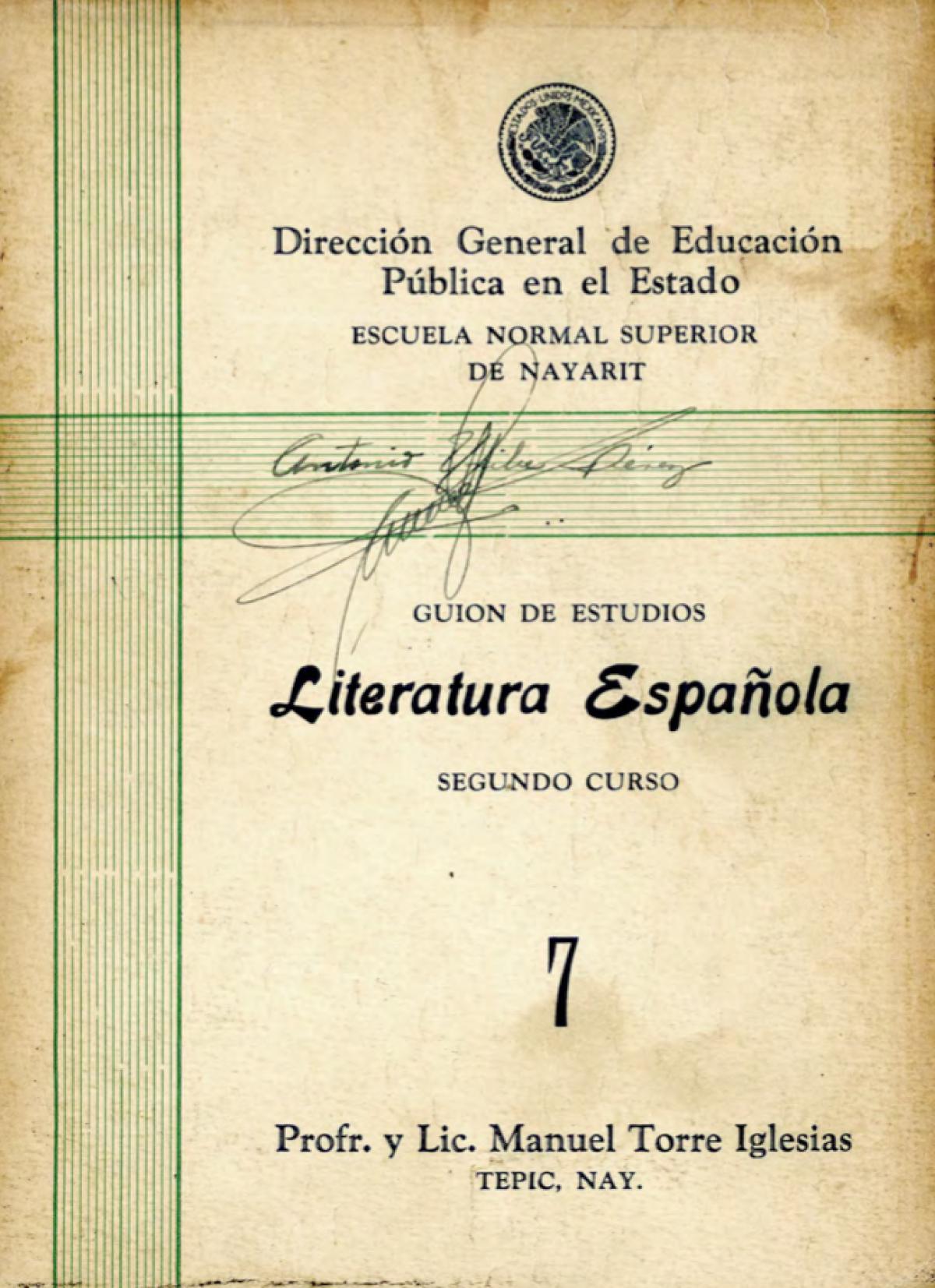 Literatura Española 7 (Segundo curso)