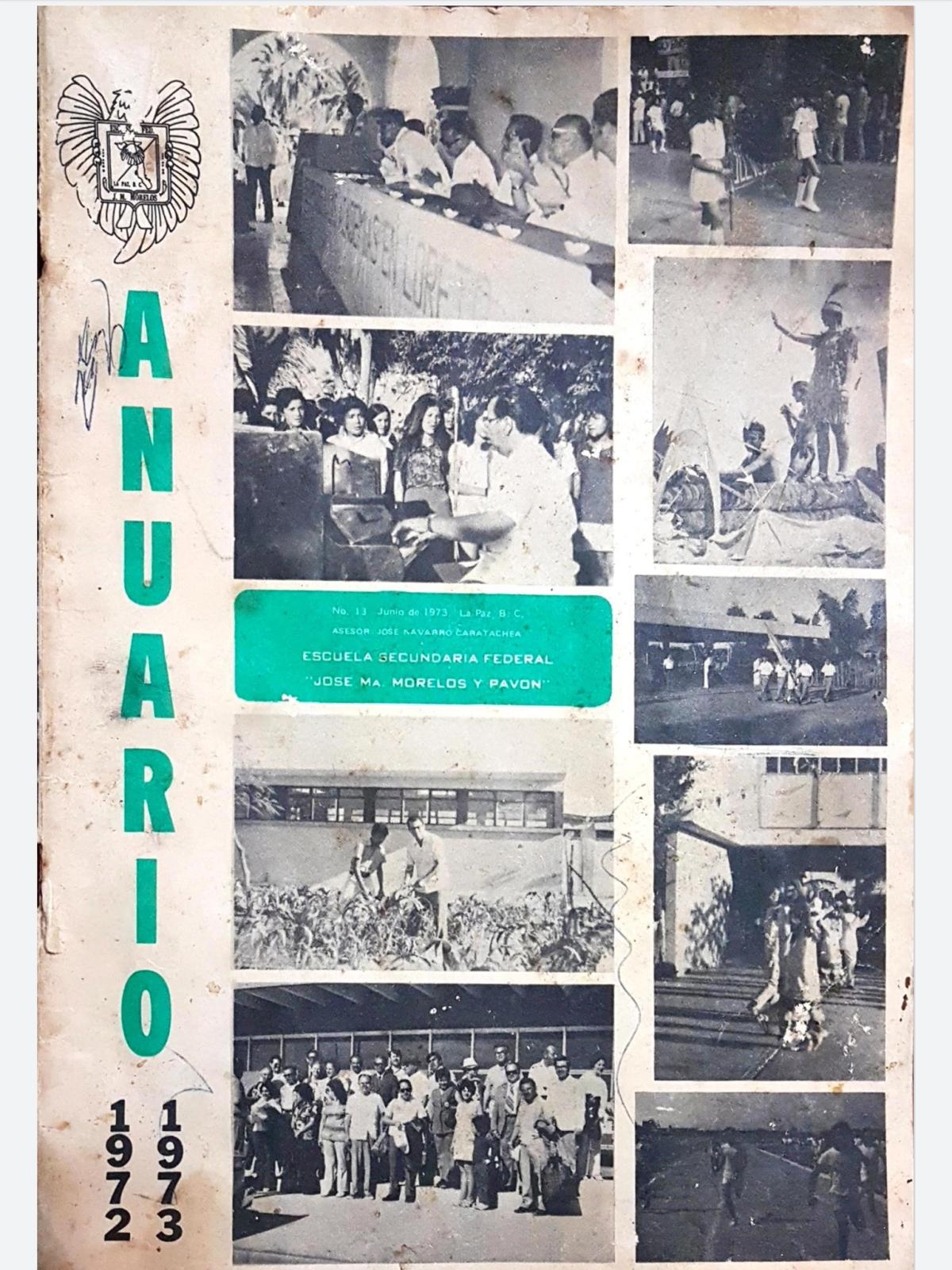 Anuario 1972-1973 Secundaria Morelos
