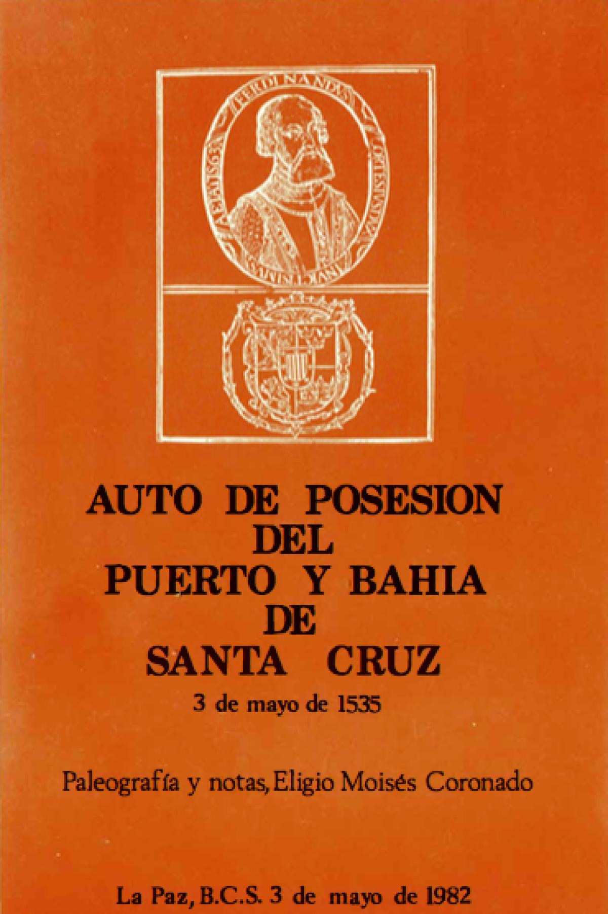 Auto de Posesión del Puerto y bahía de Santa Cruz